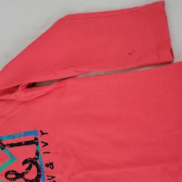 Crown & Ivy long sleeve, pocket, t-shirt, boys size 6. Coral color. - Picture 4 of 5